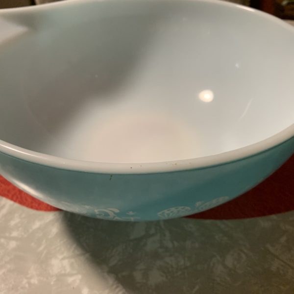 Vintage Patterned Pyrex #444 Large Amish ButterPrint 4qt Mixing Bowl